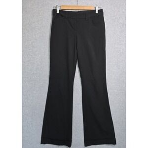 Express Design Studio Women's Size 0 Editor Pants Cuffed Wide Leg Academia Mid